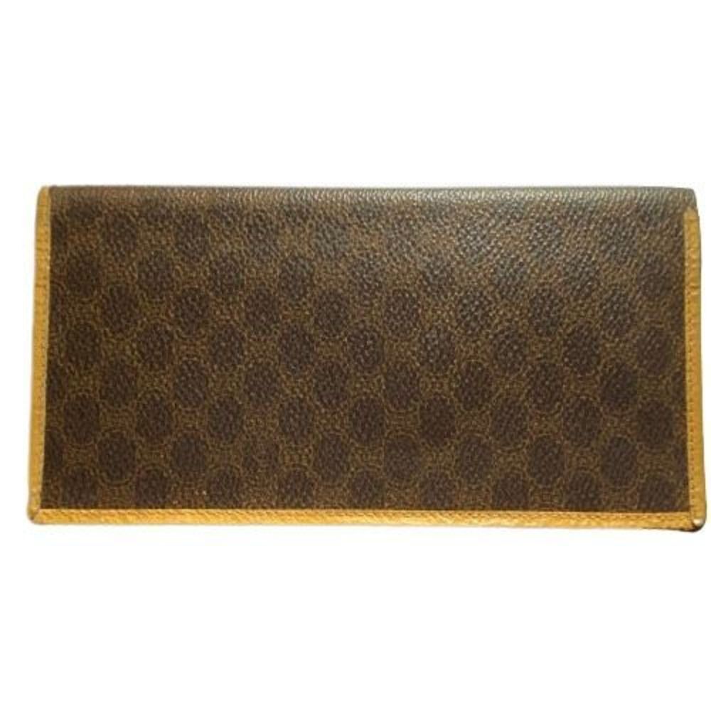 Authentic Celine Macadam Vintage Long Pvc  Leather Bifold Wallet Flaws